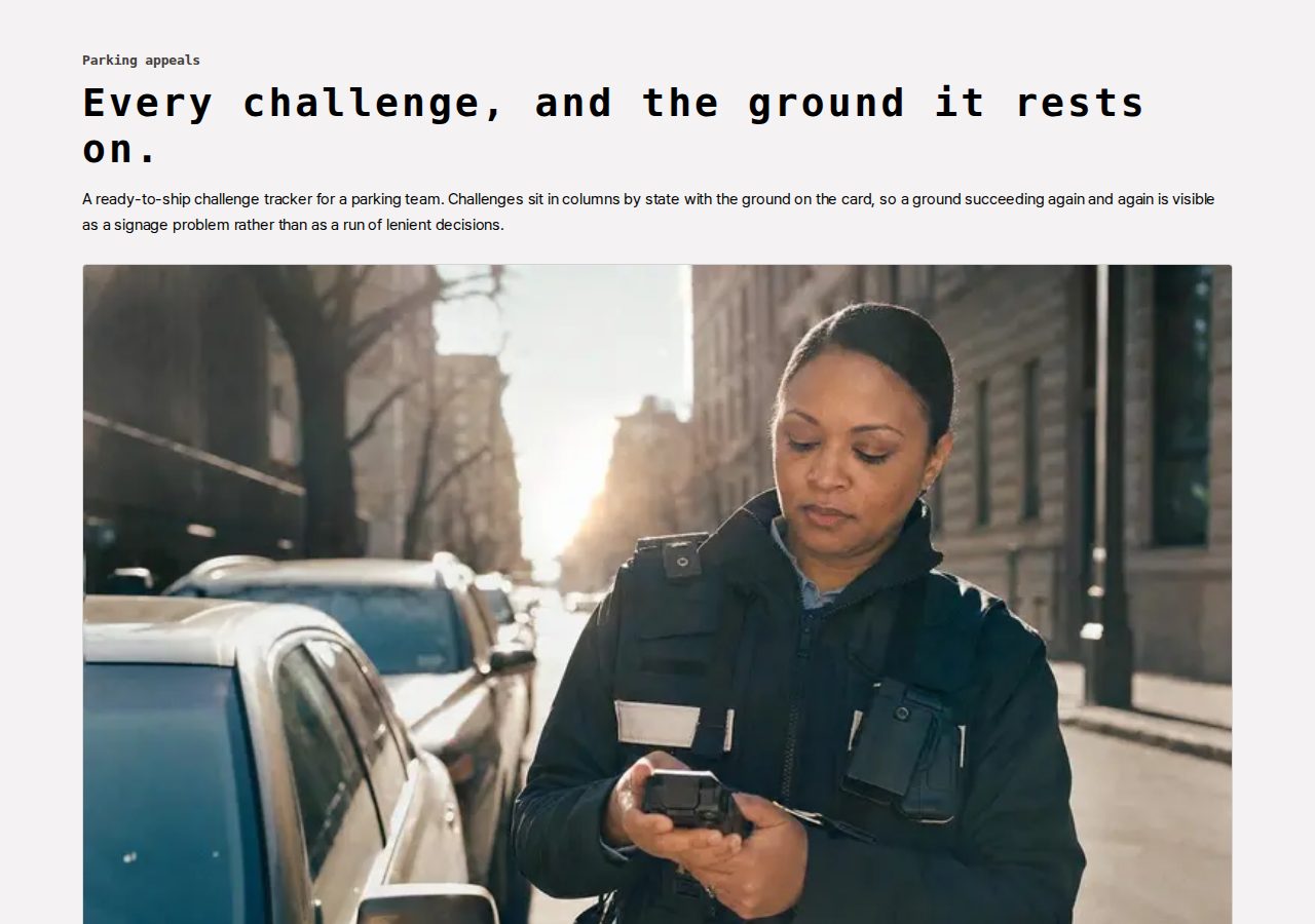 Parking Appeals preview