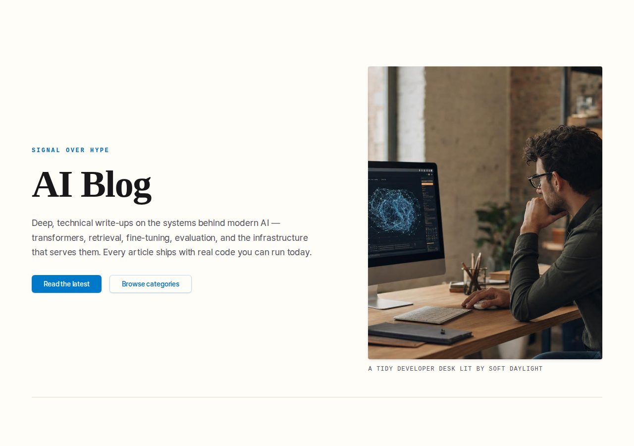 AI Blog preview