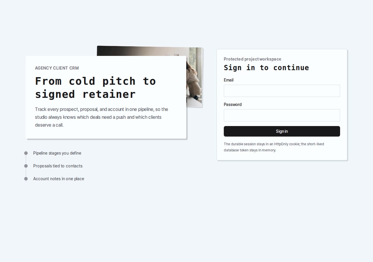 Agency CRM preview