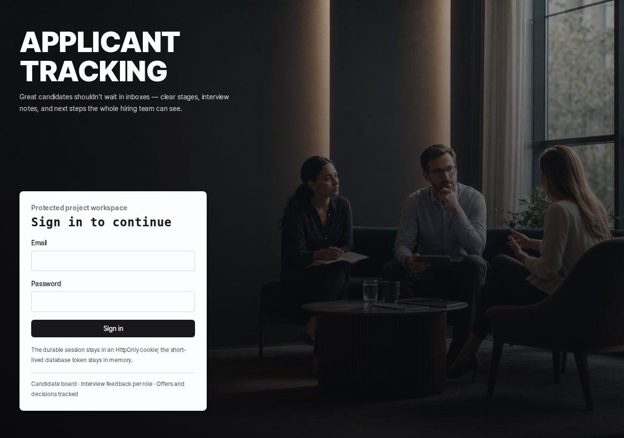 Applicant Tracker preview