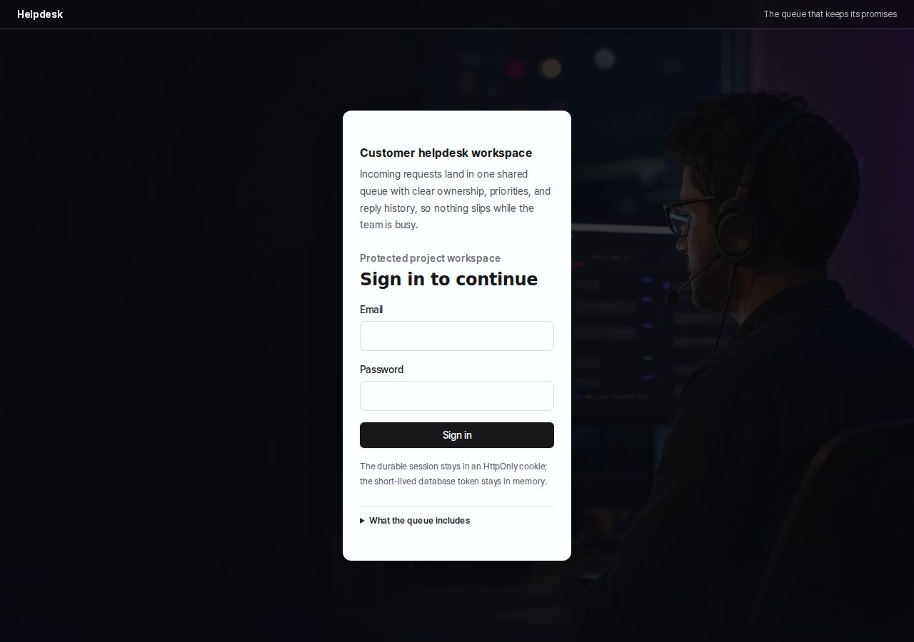 Helpdesk Tool preview