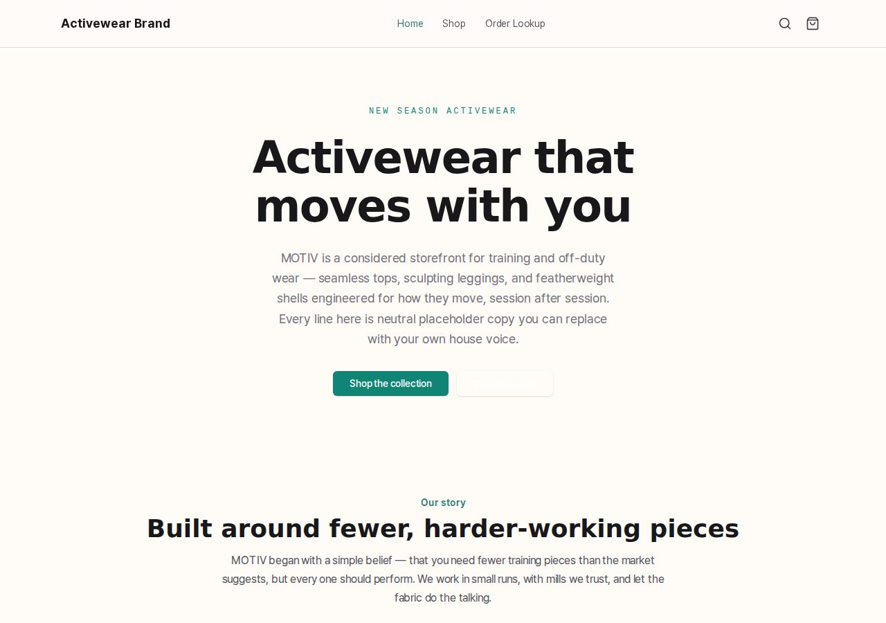 Activewear Brand preview